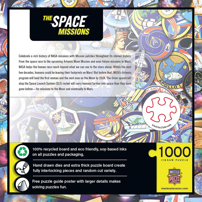 1000 Piece Jigsaw Puzzle - NASA- The Space Missions | MasterPieces