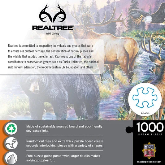 1000 Piece Jigsaw Puzzle - Realtree- Wild Living | MasterPieces