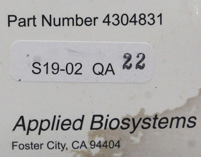 Applied Biosystems PRISM 6700 120mL Reagent Reservoirs