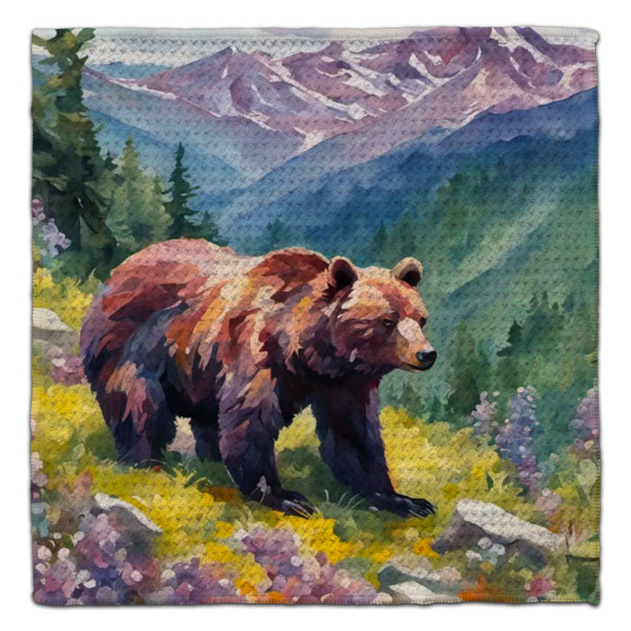 Bear Walking Eco-Friendly Washcloth - CJ Bella Co.