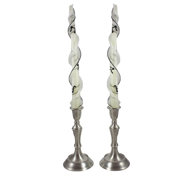 Beeswax Music Note Taper Candle - Candlestock.com