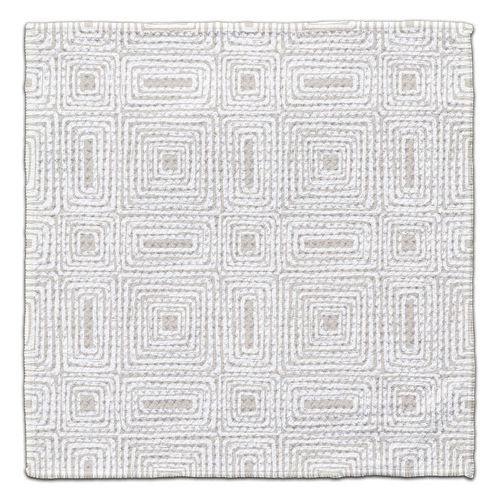 Beige Boho Rectangles Eco-Friendly Washcloth - CJ Bella Co.