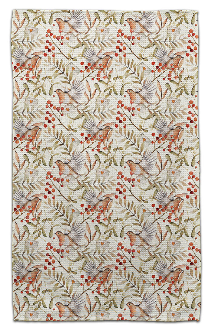 Bird & Berries on Branches Eco-Friendly Towel - CJ Bella Co.