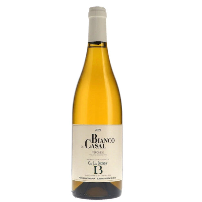 2021 white wine bottle by Ca' La Bionda, Bianco del Casal label