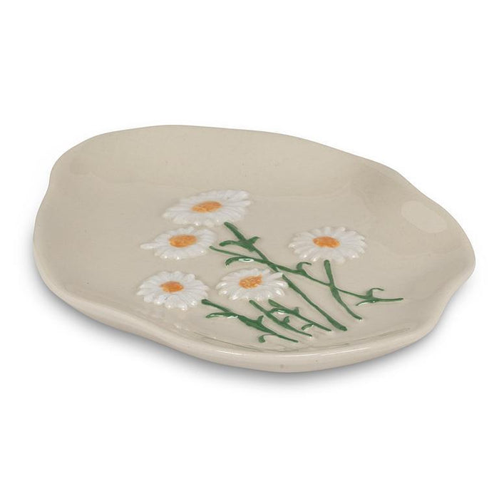 Ceramic Organic Flower Tray
