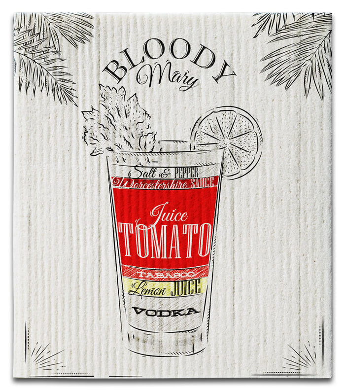 Drink Bloody Mary Dishcloth - CJ Bella Co.