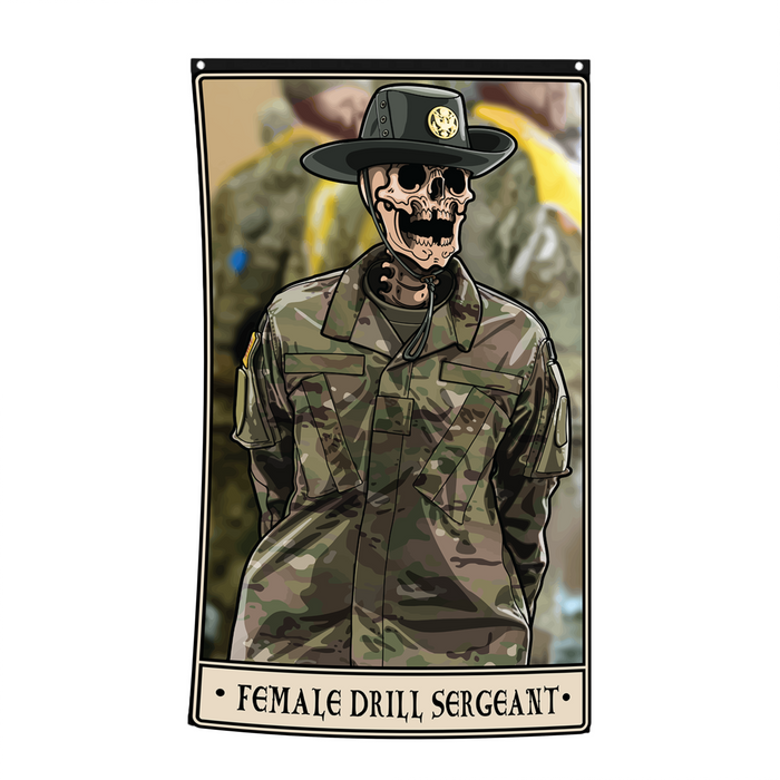 Female Drill Sergeant Flag
