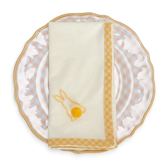 Gingham Garden Melamine Dinner Plates