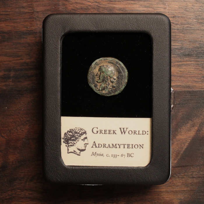 Greek World, Mysia, Adramyteion, Apollo & Cornucopia - c. 133 – 67 BCE - Asia Minor (Turkey)