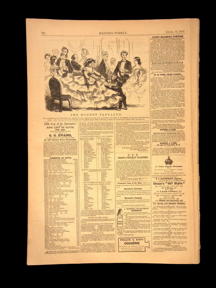 Harper's Weekly: Hawaii Volcano, Spring Fashions Around the World — Apr. 16, 1859