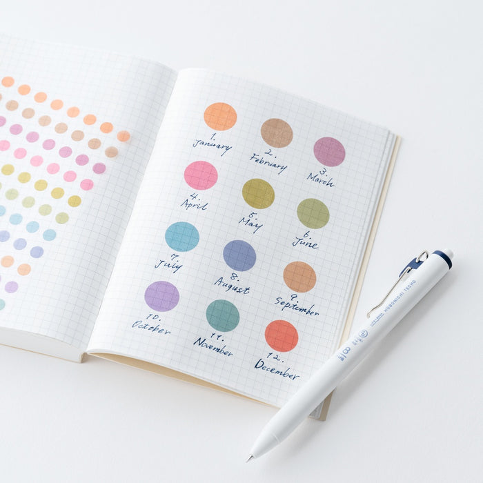 Hobonichi TSUKI no IRO Transparent Dot Stickers