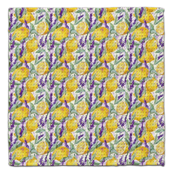 Lemon Lavender Waffle Weave Washcloth