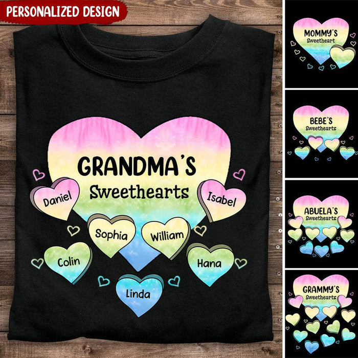 Lovely Sweet Grandma Auntie Mom Sweet Heart Kids, Perfect Mother's Day Gift Personalized Shirt