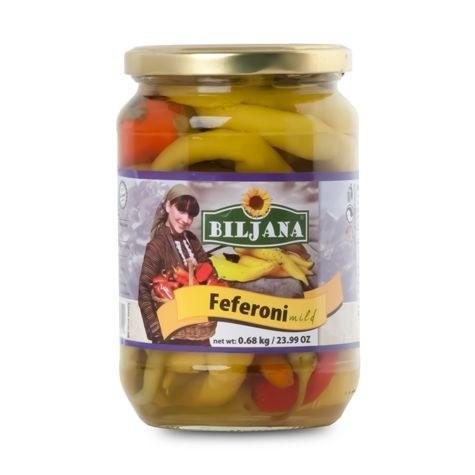 Mild Feferoni Peppers 680g (Biljana) (4433740988450)