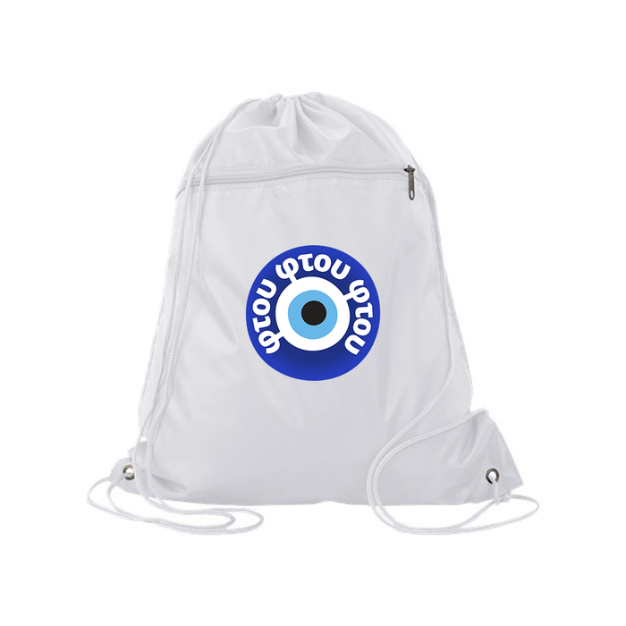 Polyester Cinch Backpack, Full Color