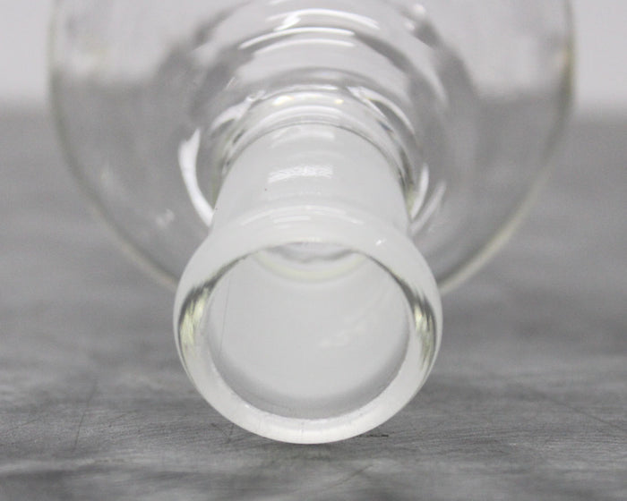 Pyrex 300mL Flat Bottom Recovery Flask 24/40 and Three-Way Claisen Adapter 19/22
