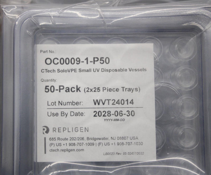 Repligen OC0009-1-P50 ColoVPE Small UV Disposable