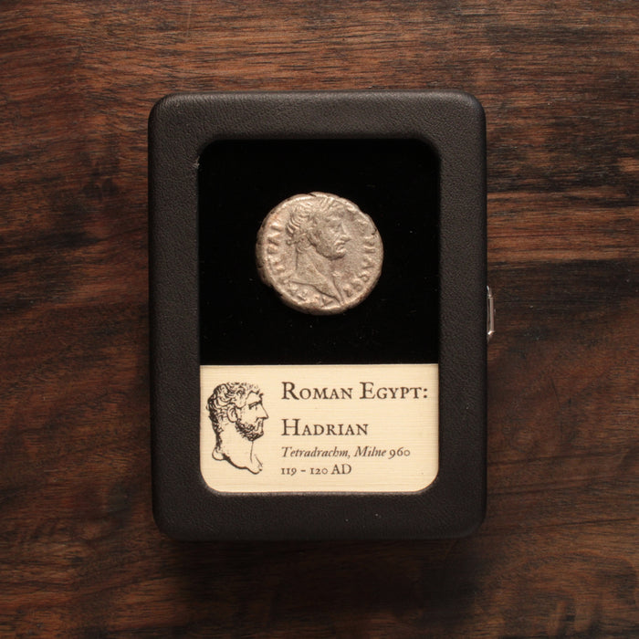 Roman Egypt, Emperor Hadrian Tetradrachm - 119 to 120 CE - Roman Empire