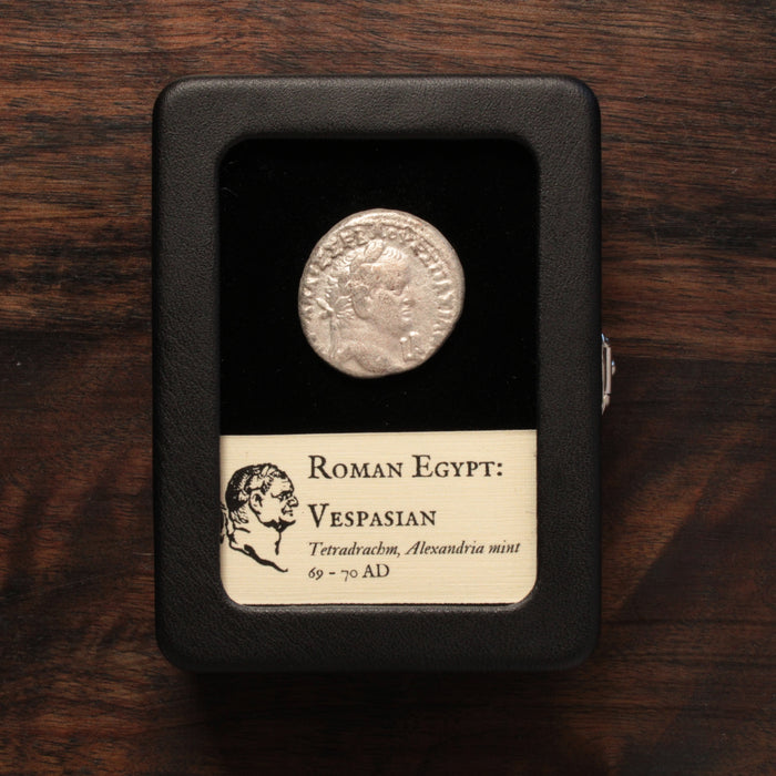 Roman Egypt, Emperor Vespasian, Billon Tetradrachm - 69 to 70 CE - Roman Empire