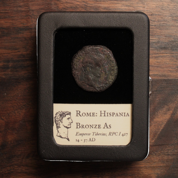 Roman Provincial, Emperor Tiberius, Hispania - 14 – 37 CE - Roman Empire