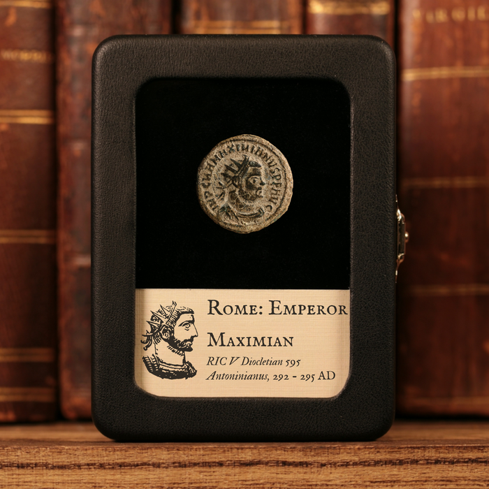 Rome, Emperor Maximian, AR Antoninianus, Emperor & Jupiter Reverse - 292 to 295 CE - Roman Empire