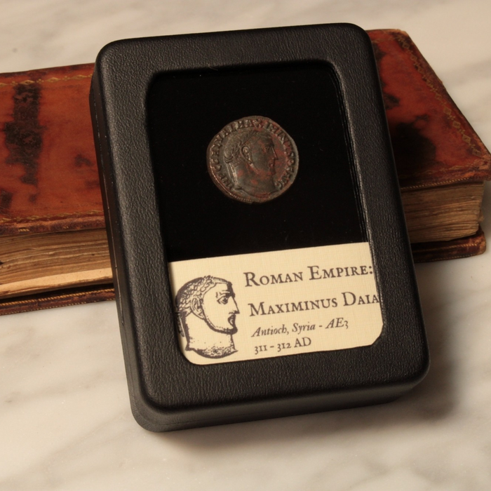 Rome, Emperor Maximinus Daia, AE3, 21mm, Antioch Mint, Genius Reverse - 311 – 312 CE - Roman Empire