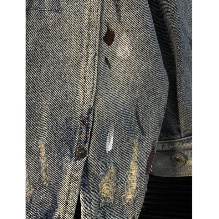 SAINT MICHAEL Flap Pockets Denim Jacket