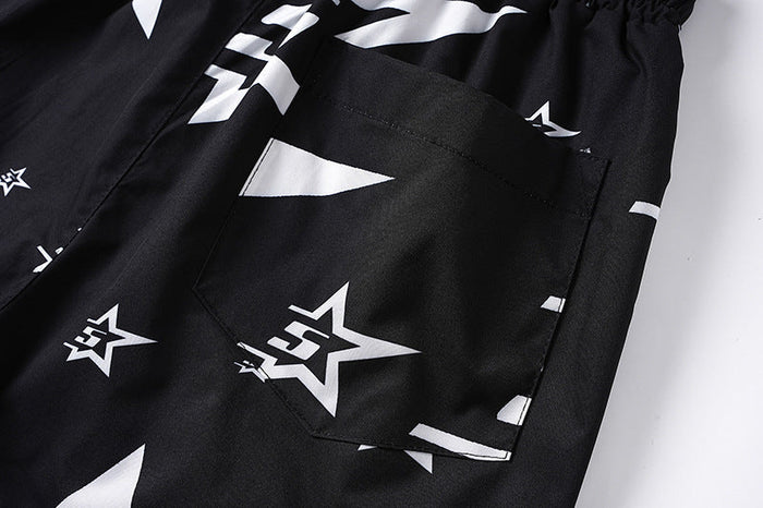 Sp5der Star Pattern Shorts