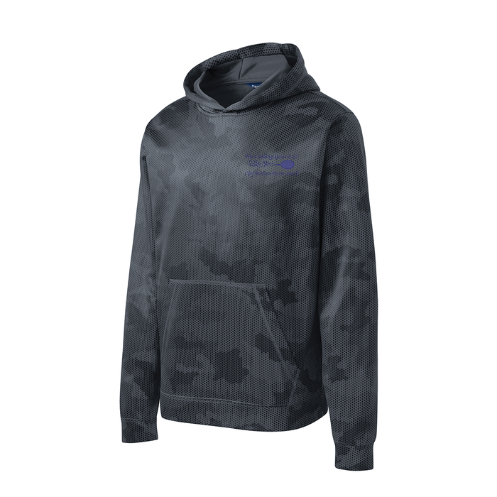 Sport-Tek® Youth Sport-Wick® CamoHex Fleece Hooded Pullover
