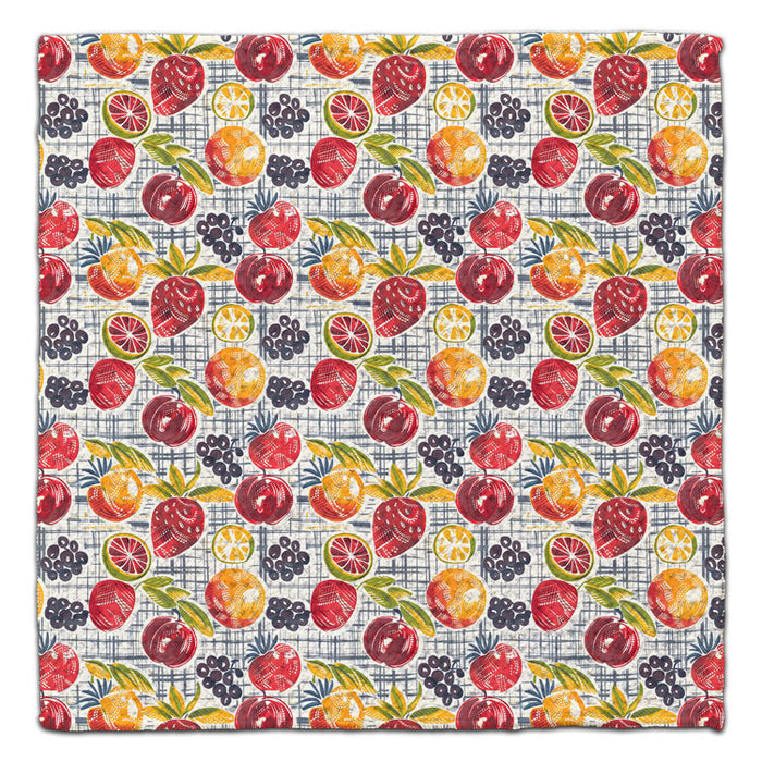 Strawberry Grape Waffle Weave Washcloth