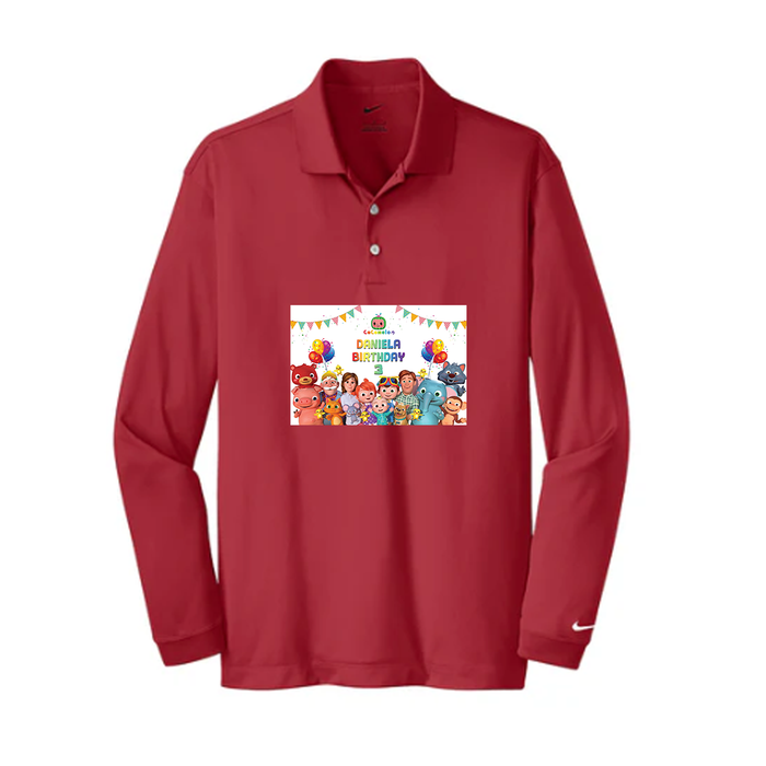 Nike Tall Long Sleeve Dri-FIT Stretch Tech Polo, Full Color