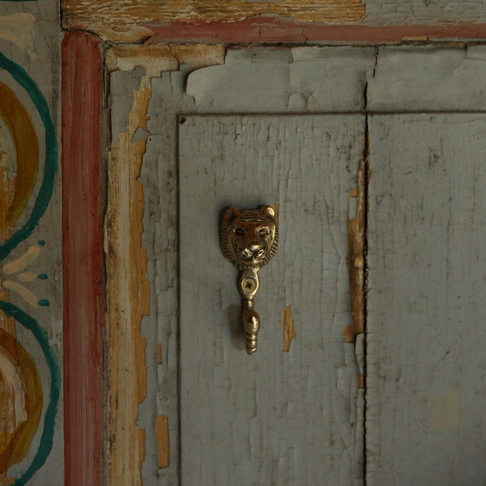Tiger Wall Hook - Recycled Brass