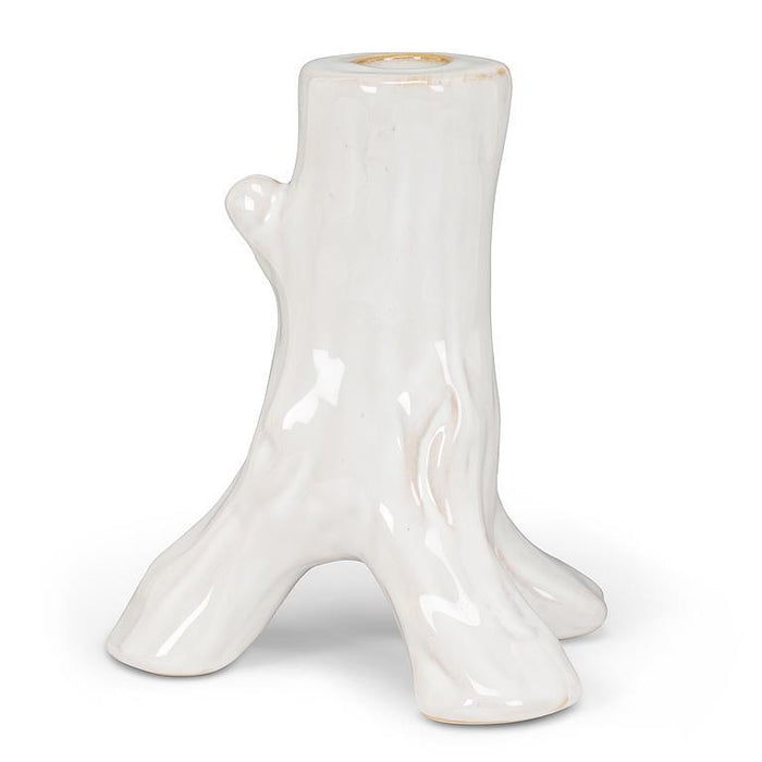 Tree Trunk Taper Candle Holder