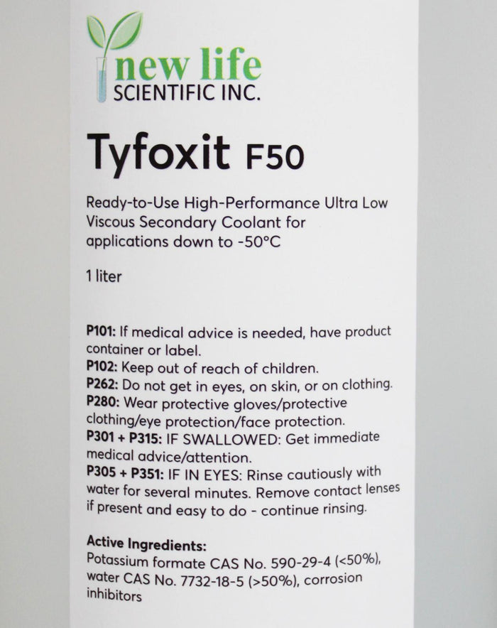 Tyfoxit F50 Cooling Brine for Microm HM550 560 CryoStar NX50 NX70 Option Cooling