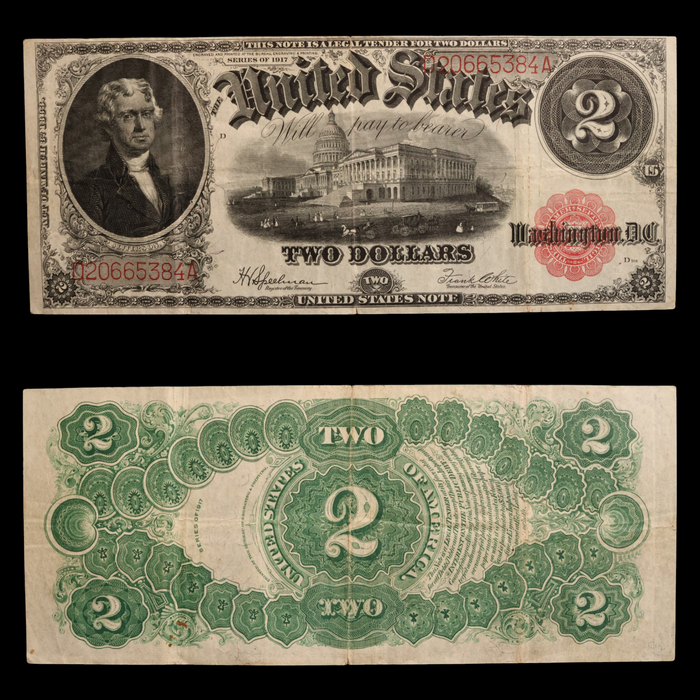 United States, Two Dollar Note - 1917 - United States of America