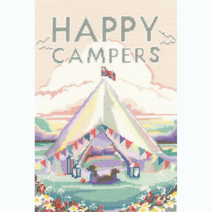 Vintage Camping Cross Stitch Kit
