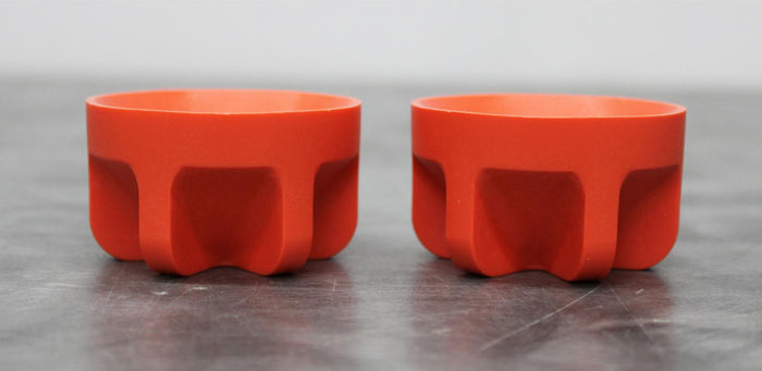 x2 Beckman Coulter 62 mm Diameter Cushion Bottle Adapters