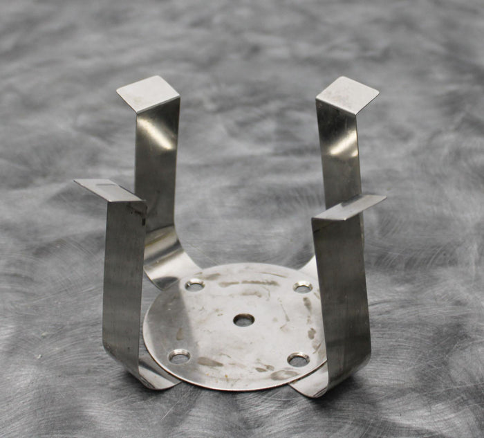 x4 Stainless Steel Platform Shaker Flask Clamps 3000mL - 1000mL - 500mL - 250mL