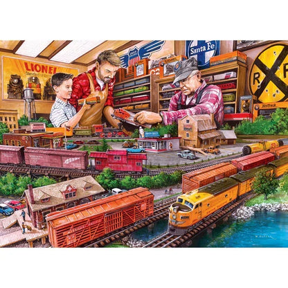 1000 Piece Jigsaw Puzzle - Lionel Trains- Shopping Spree | MasterPieces