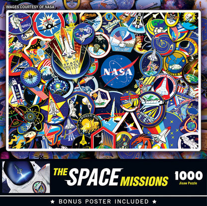 1000 Piece Jigsaw Puzzle - NASA- The Space Missions | MasterPieces