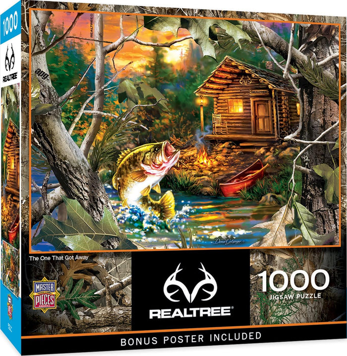 1000 Piece Jigsaw Puzzle - Realtree- The One That Got Away | MasterPieces