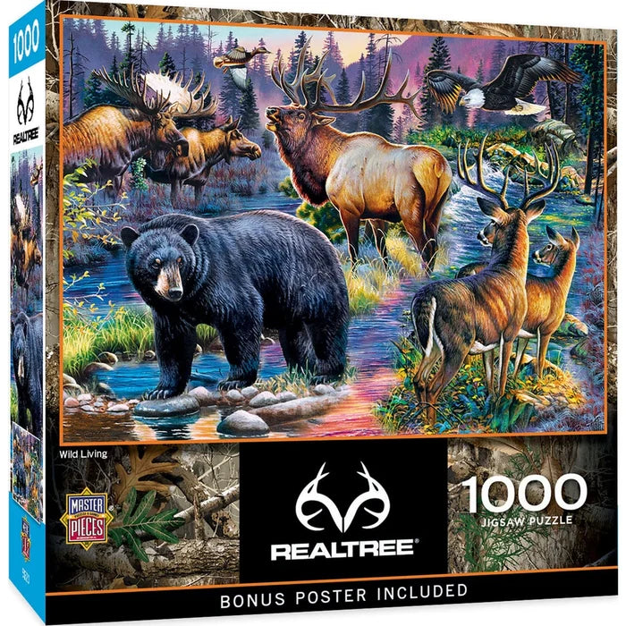 1000 Piece Jigsaw Puzzle - Realtree- Wild Living | MasterPieces
