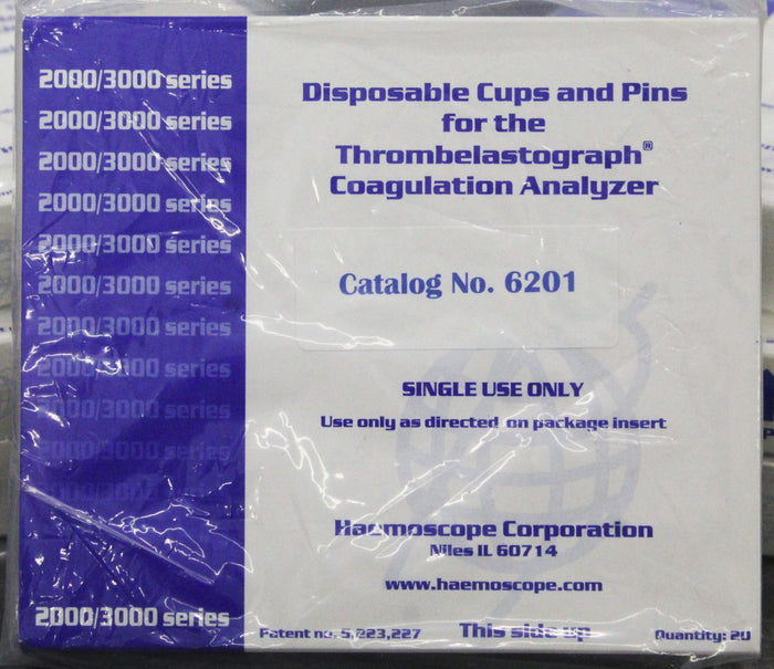 2000/3000 Series Disposable Cups & Pins for Thrombelastograph Coagulation Analyzer