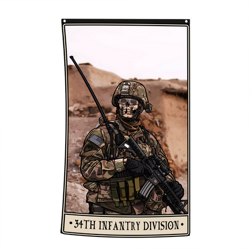 34th Infantry Division Flag