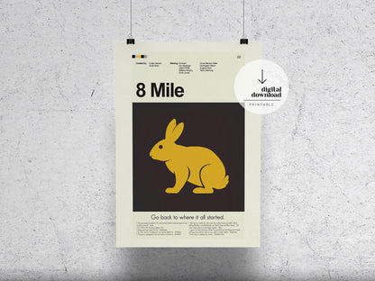 8 Mile | DIGITAL ARTWORK DOWNLOAD
