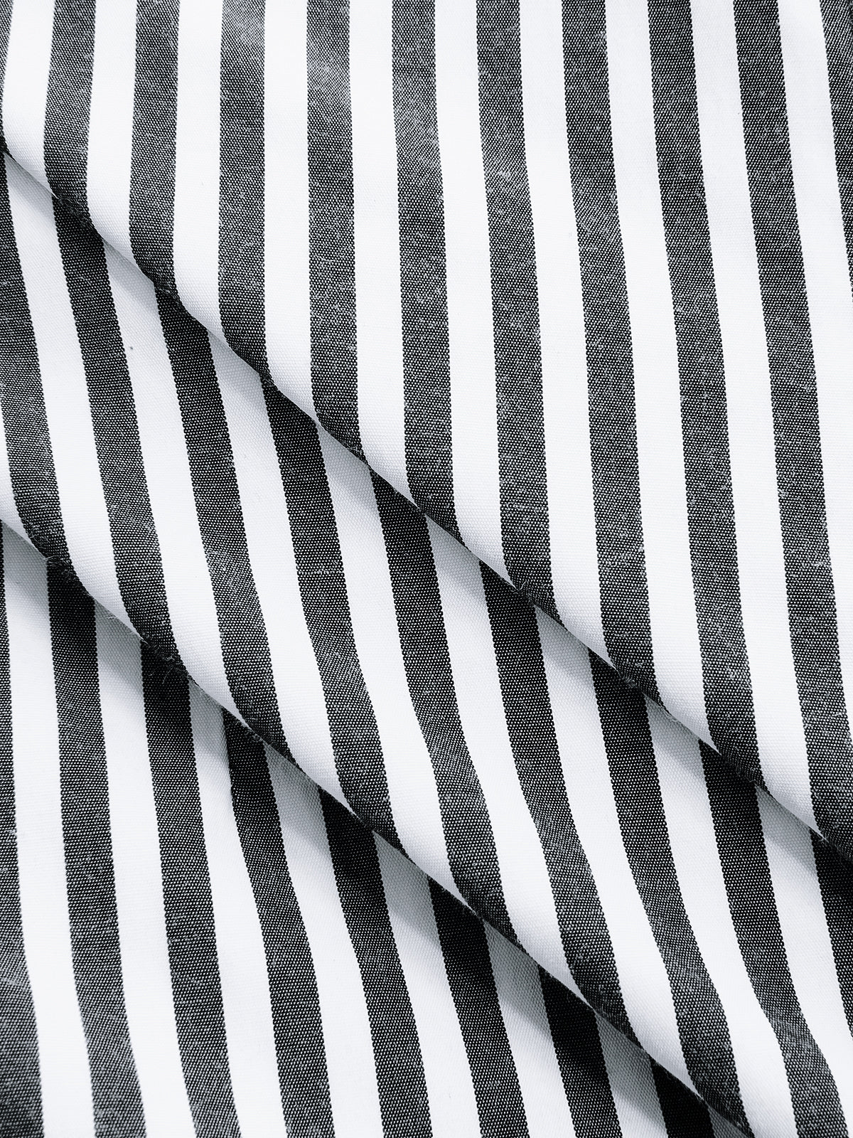 Knot-Waist Striped Cotton-Blend Shirt