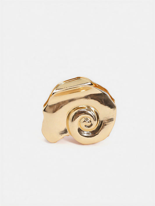 Spiral Conch Metal Hair Claw