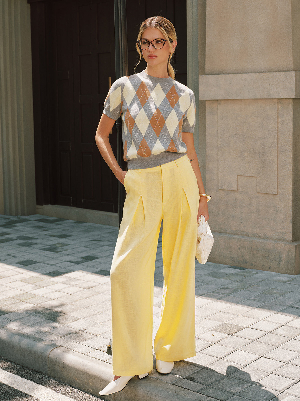 Tencel Linen Blend Semi-Sheer Pants