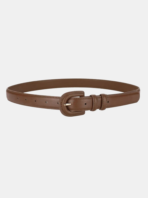 Classic Pin Buckle Leather Belt