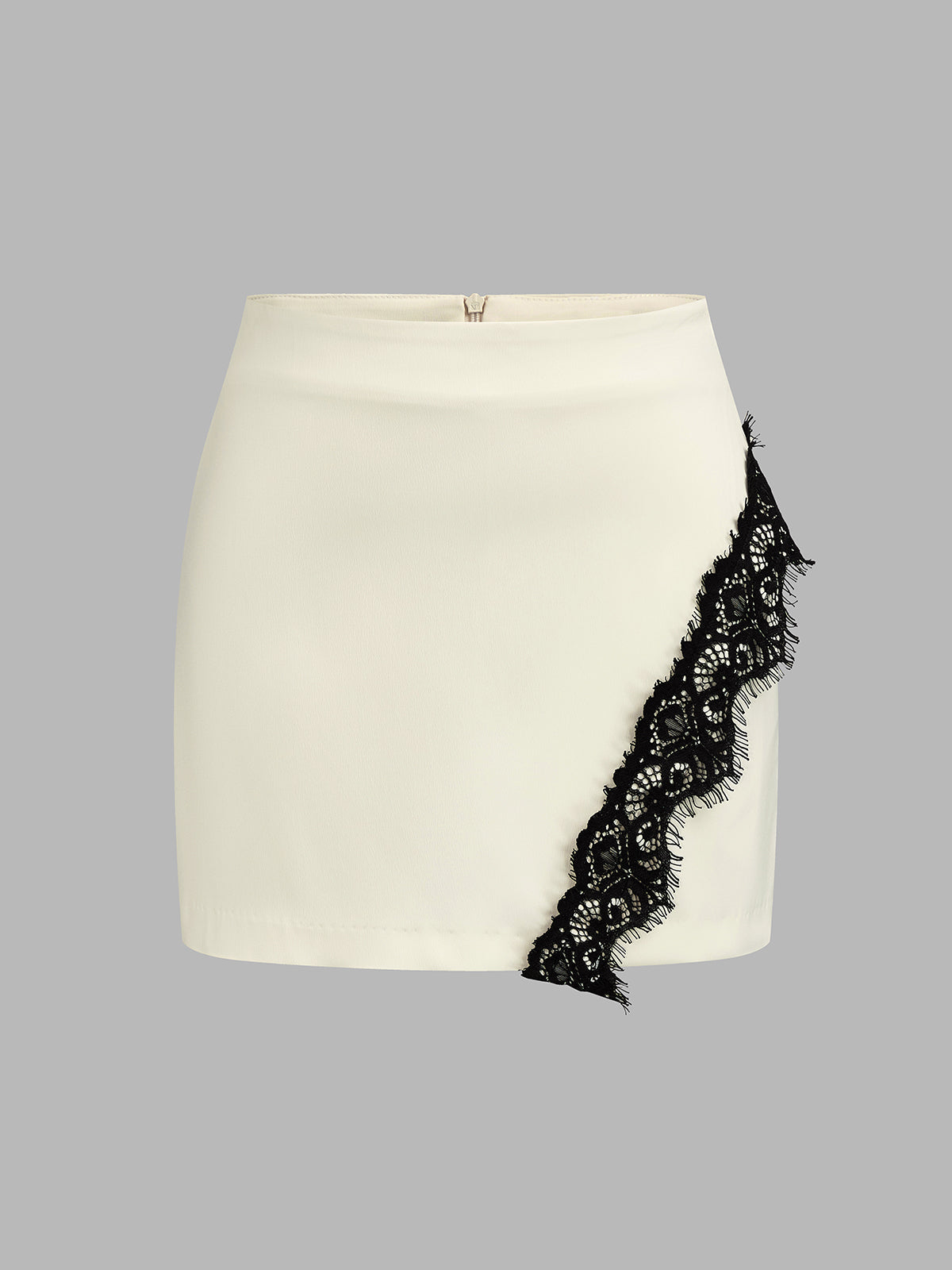 Contrast Lace Casual Skort